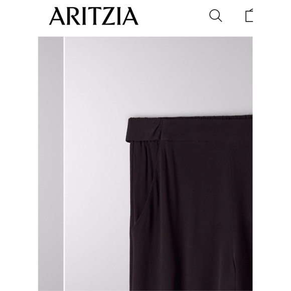 ARITZIA | bnwot WILFRED Faun Pant Black Size XS - Picture 4 of 10